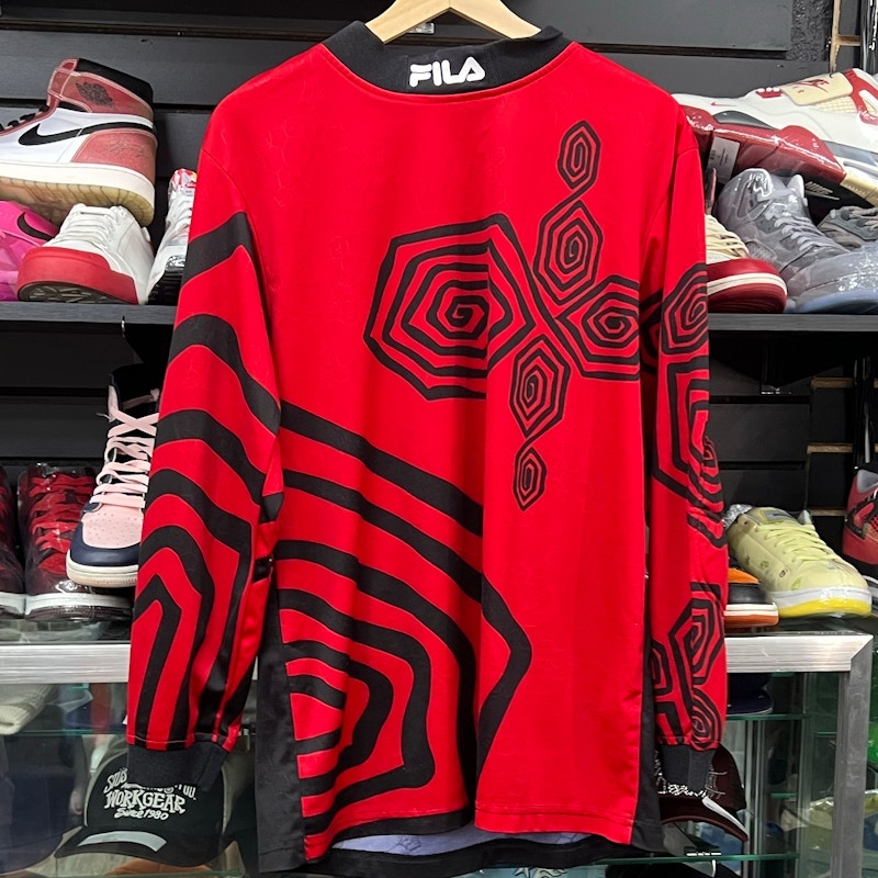 Fila Long Sleeve Shirt Red/Black