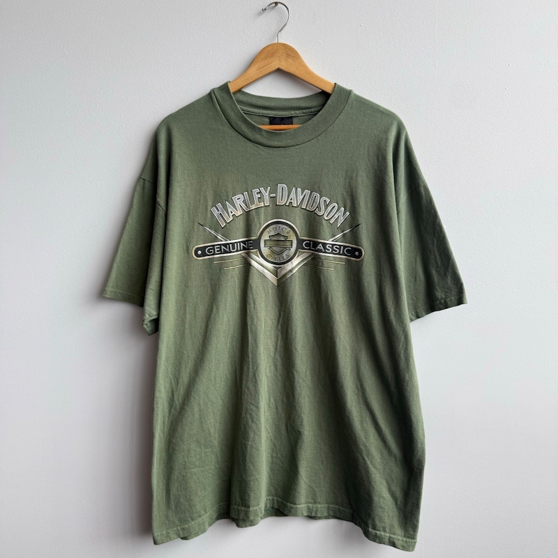 Harley-Davidson Sun Denver CO Graphic T-Shirt Green