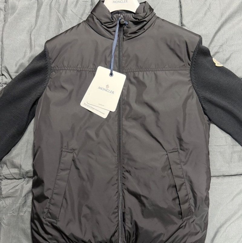 Moncler Cardigan Tricot Black