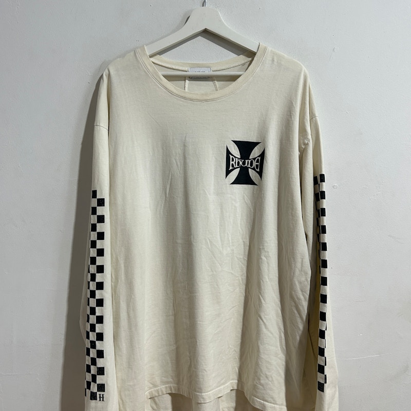 Rhude Cross Logo Long Sleeve T-Shirt