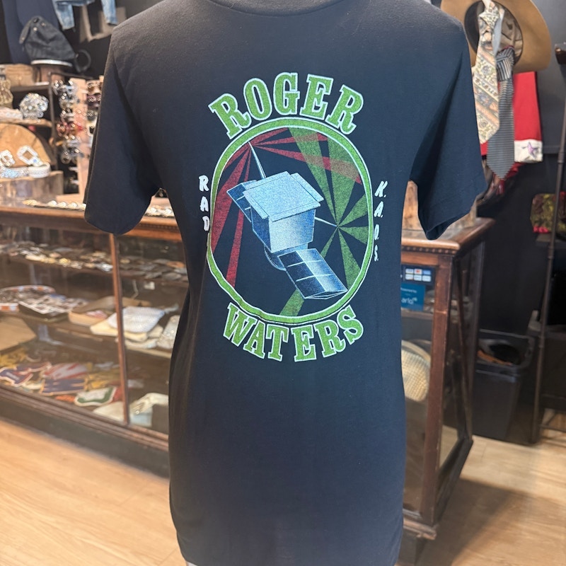 Vintage 80’s Roger Waters Radio K.A.O.S. T-Shirt Black