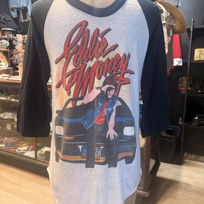 Vintage 80’d Eddie Money Tour Baseball Shirt