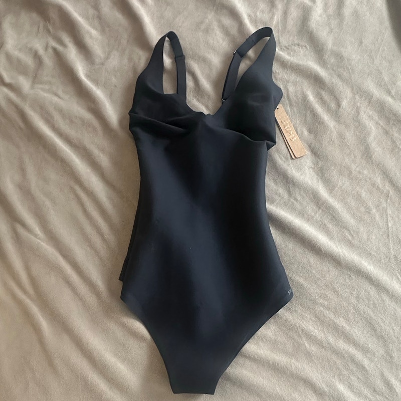 SKIMS C/S Plunge Bodysuit Onyx