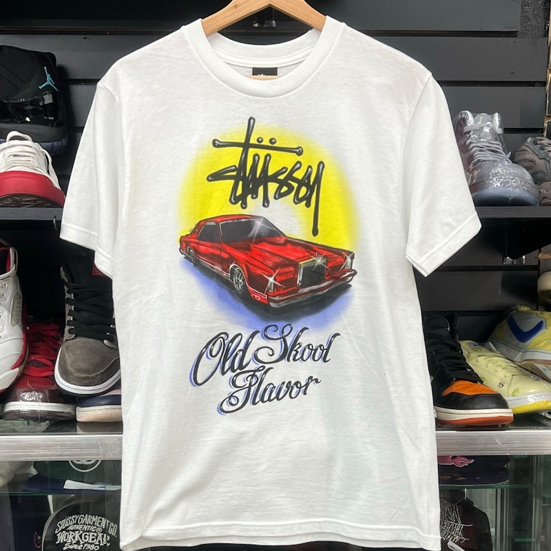 Stüssy Old Skool Flavor T-Shirt White