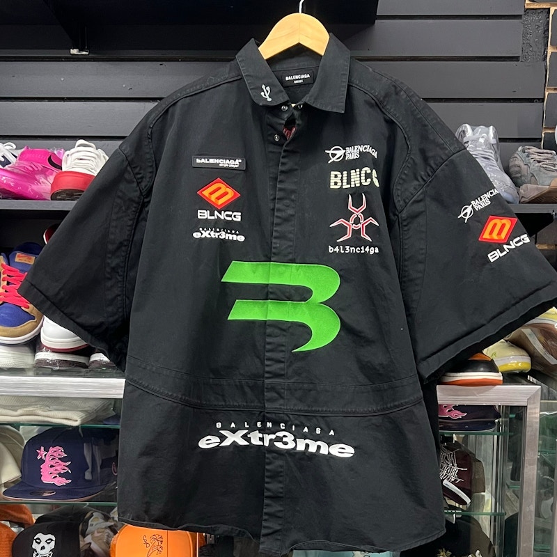 Balenciaga eXtr3me Graphic Shirt Black