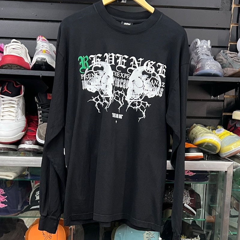 Revenge Live or Die Long Sleeve T-Shirt Black