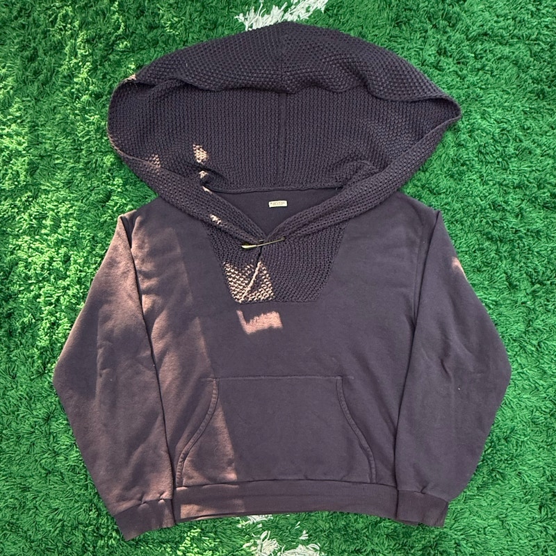 Kapital Knit Hooded Sweatshirt Purple