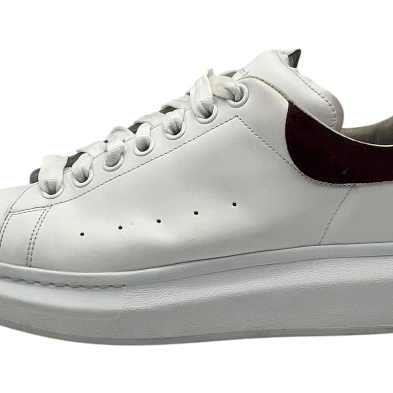 Alexander McQueen Oversized Sneaker White Burgundy