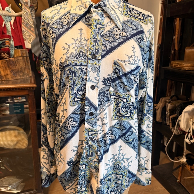 Vintage 1970s Polyester Shirt