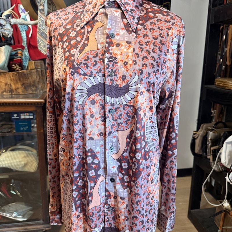 Vintage 1970s Polyester Shirt