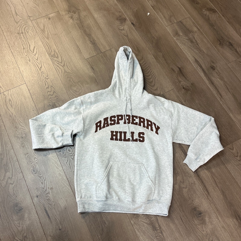 GVGallery Raspberry Hills OG Hooded Sweatshirt Grey Brown
