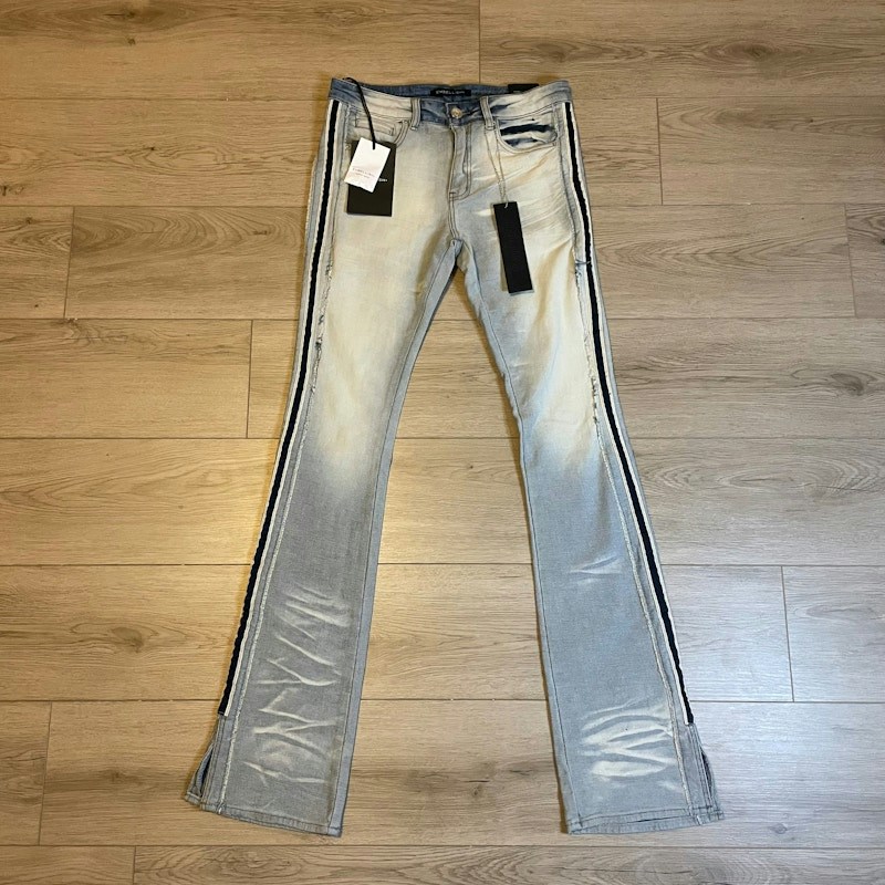 Embellish Light Stone Ross Flare Jeans