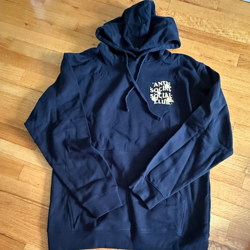 Anti Social Social Club Sun Floral Hoodie Black