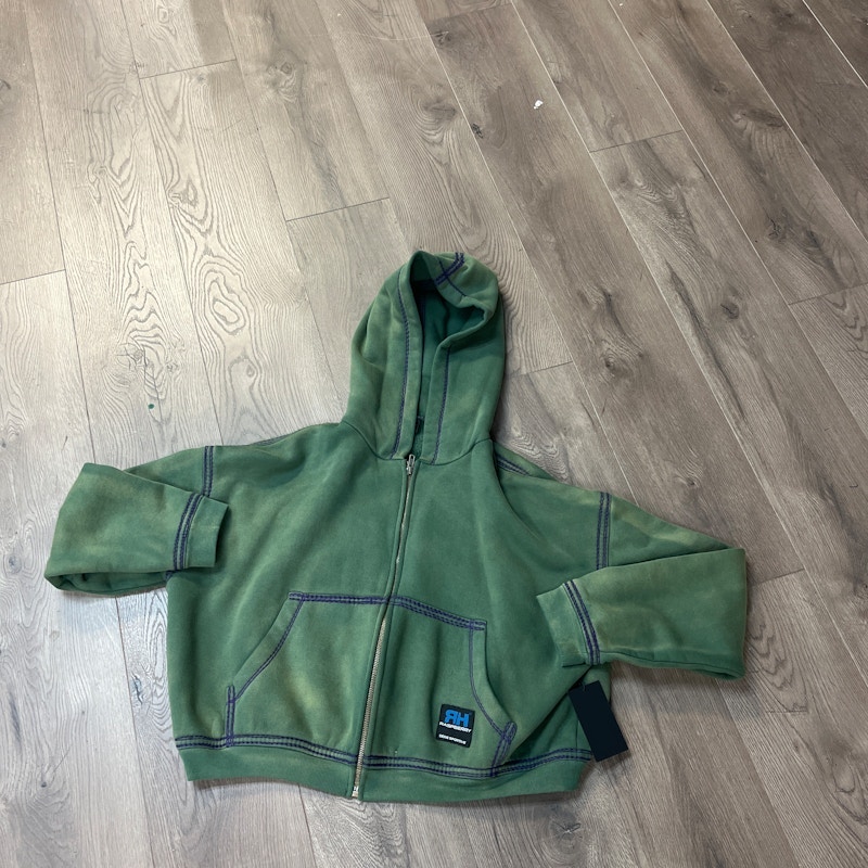Raspberry Hills Série Sportive Zip Up Hoodie Green