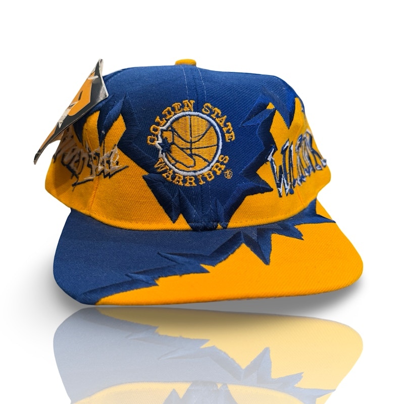 Drew Pearson Golden State Warriors Snapback Hat Blue Yellow