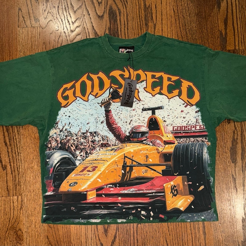 Godspeed F1 Finishline T-shirt (Green)