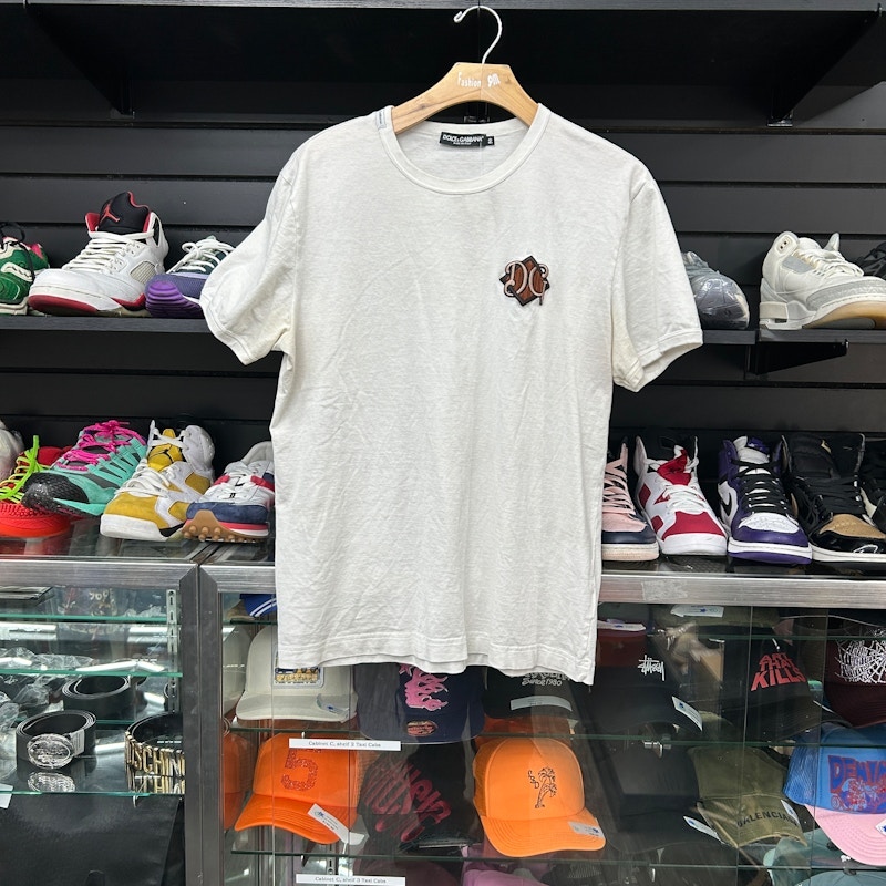 Dolce & Gabbana DG Logo Patch T-Shirt White
