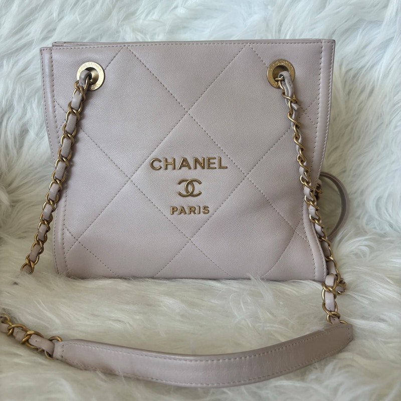 Chanel Calfskin Mini Shopping Tote