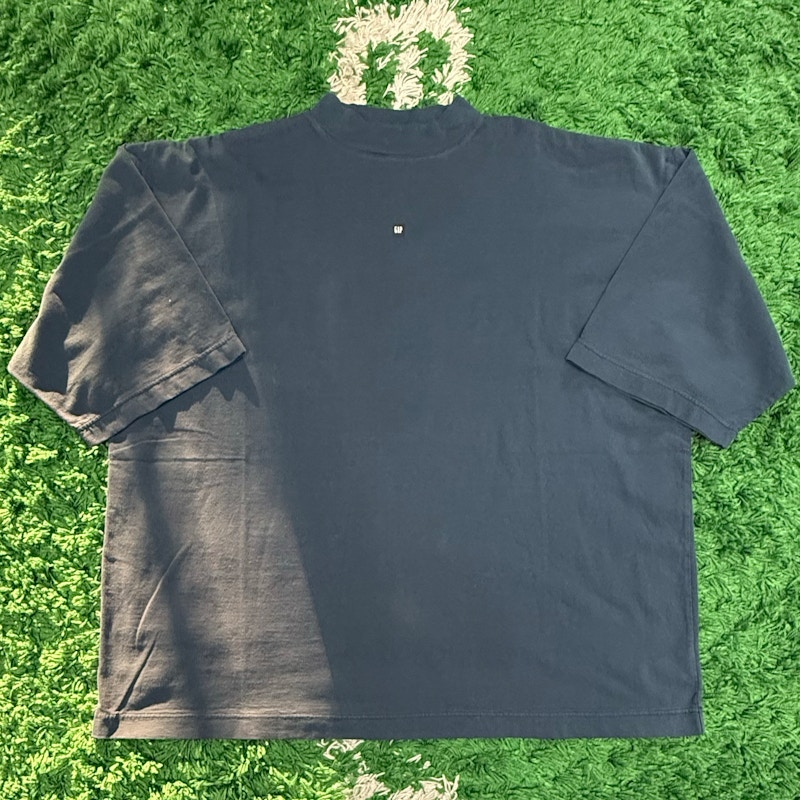 Yeezy x Gap Mock Neck T-Shirt Blue