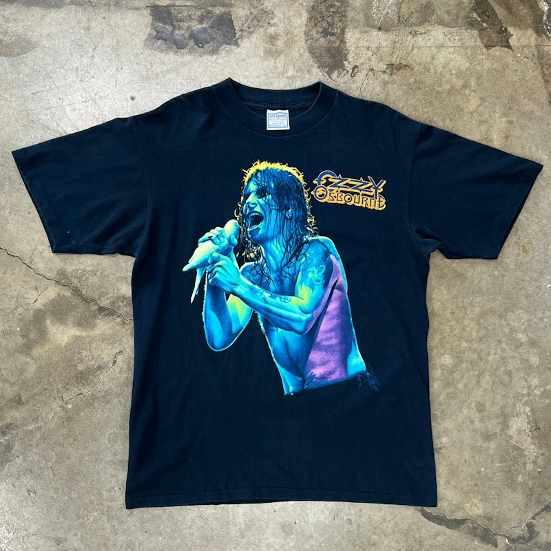 Ozzy Osbourne Dove Revenge Graphic T-Shirt Band Black