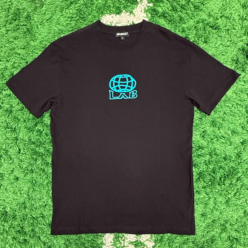 Market Lab Globe T-Shirt Black