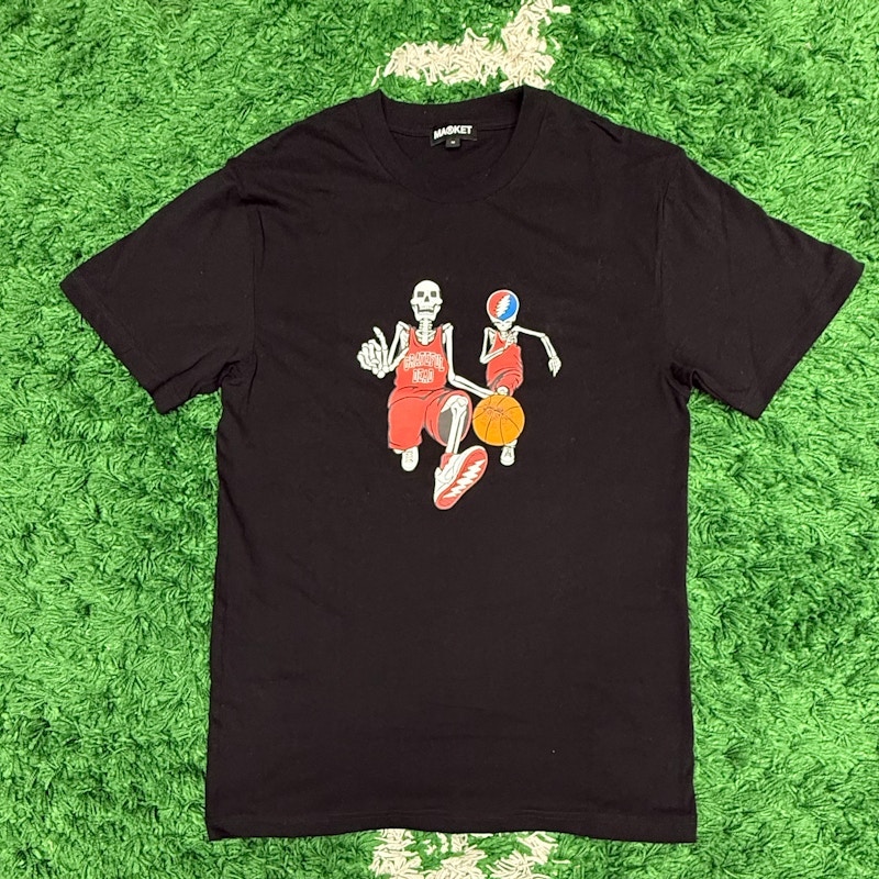 Market Grateful Dead Basketball T-Shirt Black