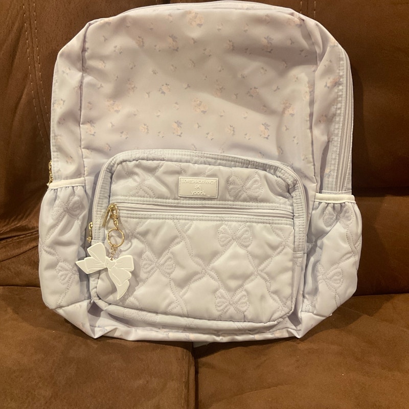 LoveShackFancy Yoobi Blooming Heirloom Ditsy Backpack Ballet Bloom