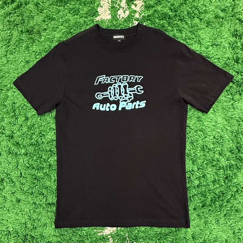 Market Factory Auto Parts T-Shirt Black