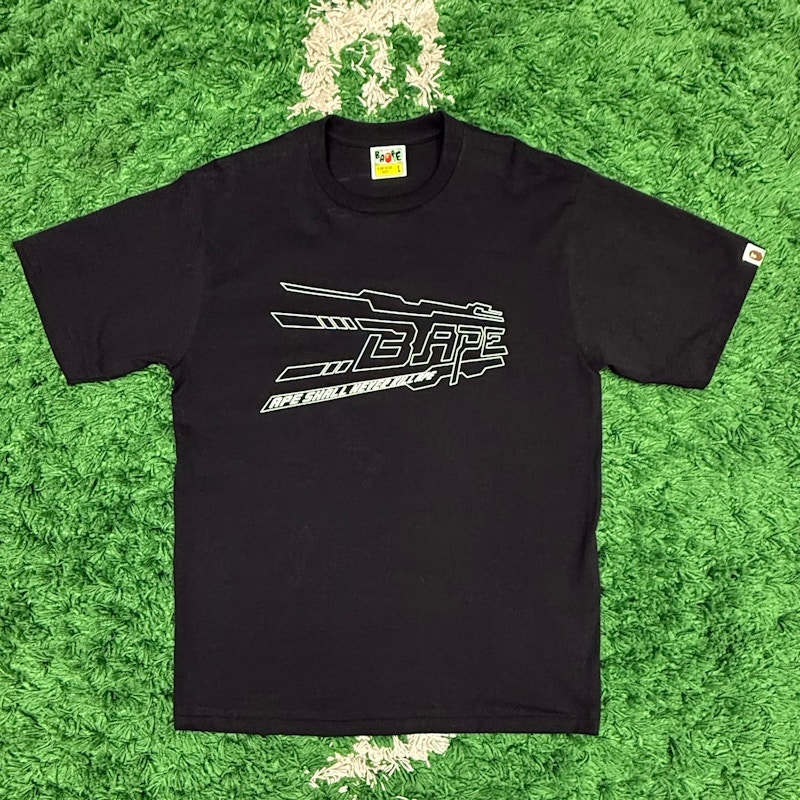 A Bathing Ape Ape Shall Never Kill Ape Graphic T-Shirt Black