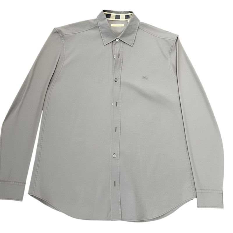Burberry Button-Down Shirt Grey