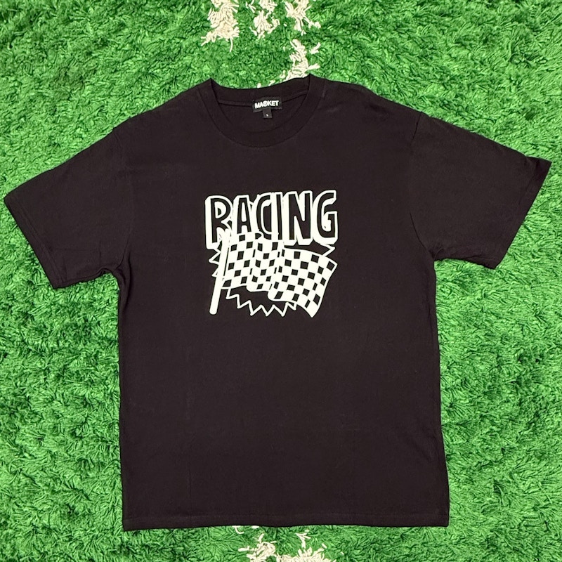 Market Racing T-Shirt Black