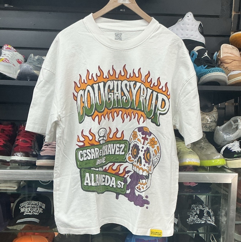 Coughsyrup Graphic T-Shirt White