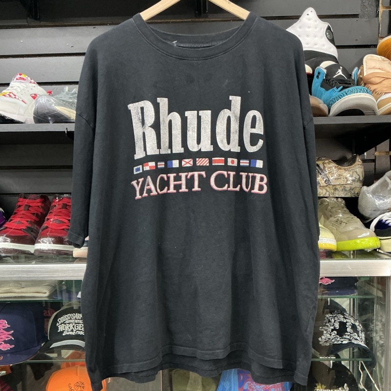 Rhude Yacht Club T-Shirt Black