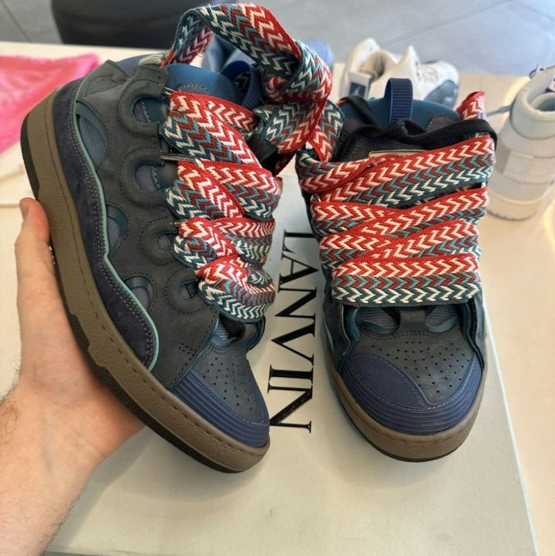 Lanvin Curb Sneaker Blue