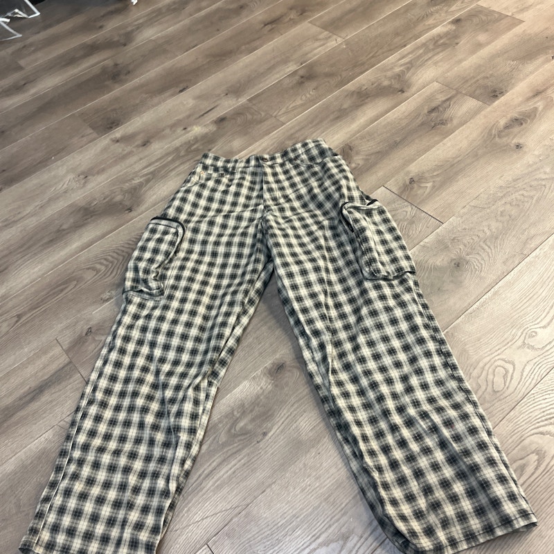 Raspberry Hills Plaid Cargo Pants