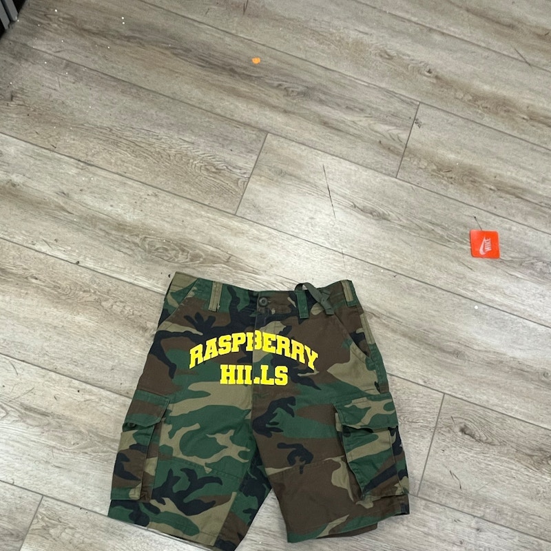 GV Gallery Raspberry Hills Camo Cargo Shorts