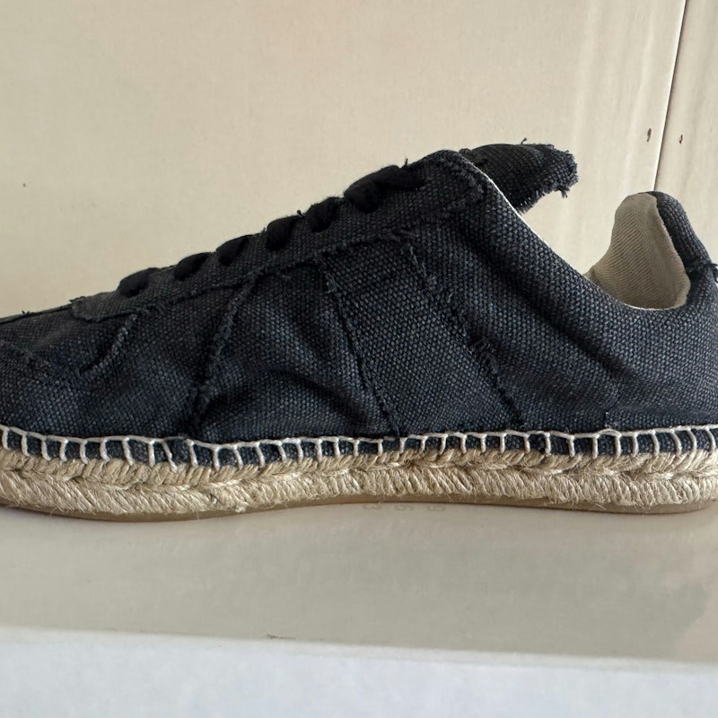 Maison Margiela Replica Espadrille Black