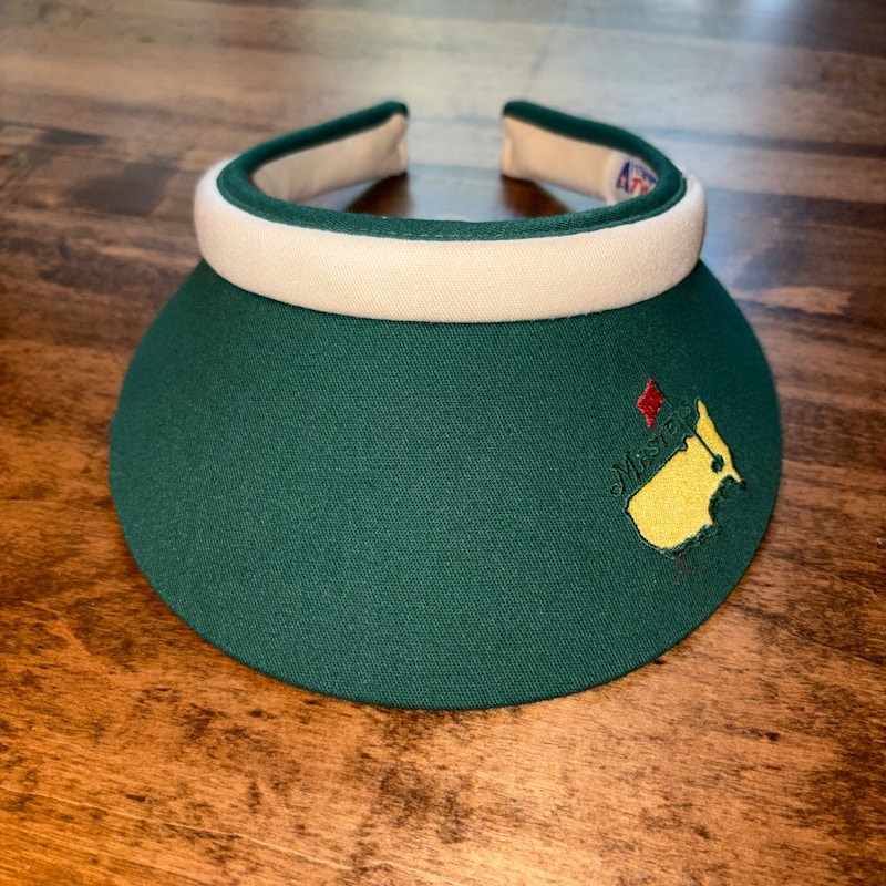 1980’s The Masters Tournament Clip Visor Green