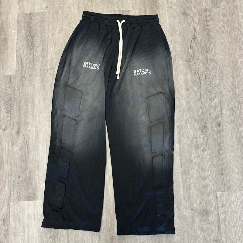 Satoshi Nakamoto Moto Sweatpant Black
