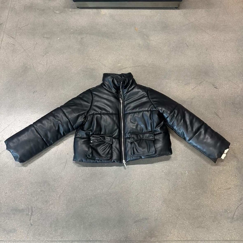 Rhude Embossed Puffer Jacket Black