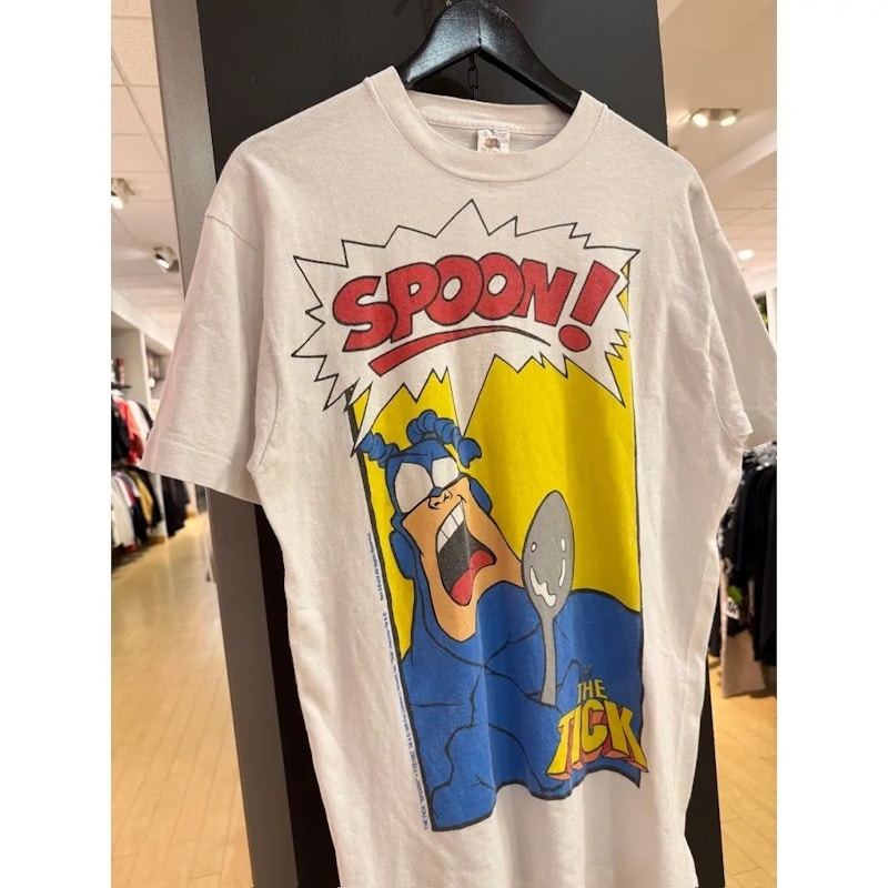 Fruit of the Loom The Tick Spoon! T-Shirt White