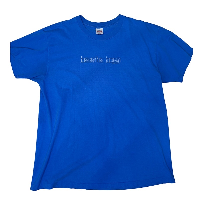 Beastie Boys Blueprint Graphic T-Shirt Blue