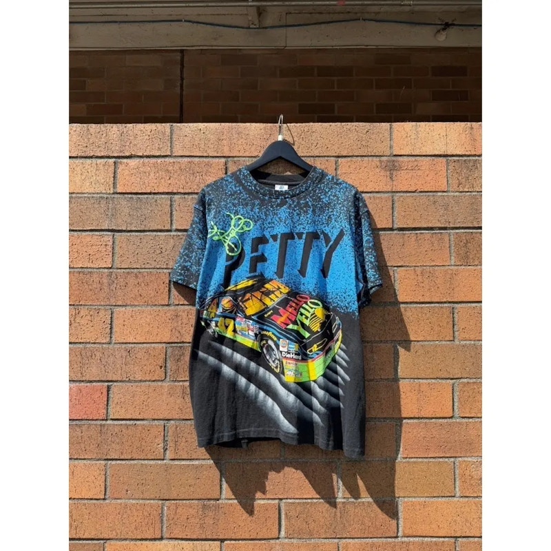 1994 Kyle Petty Mello Yello T-Shirt Black