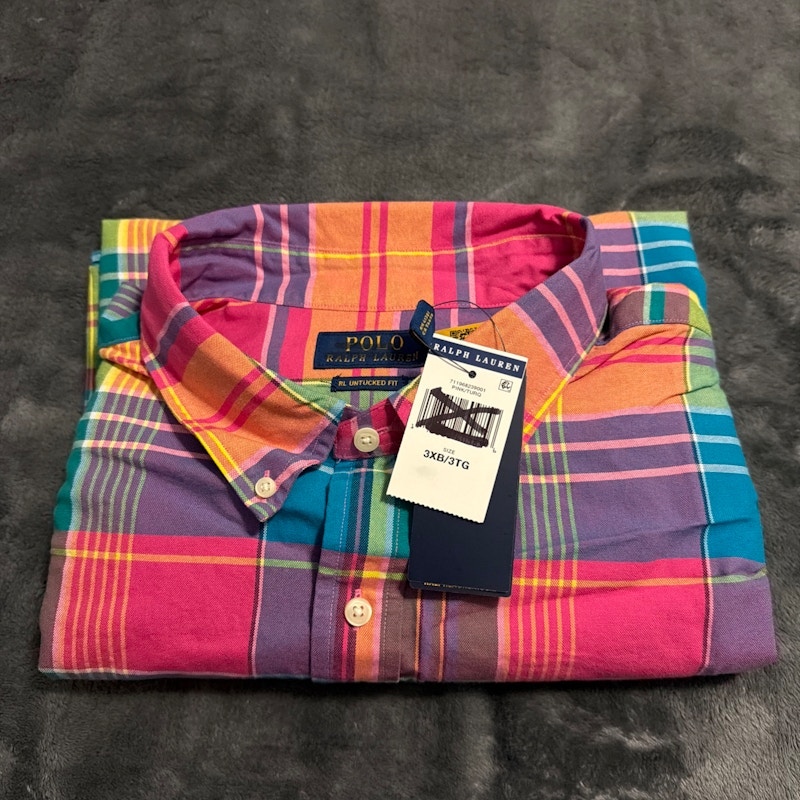 Polo Ralph Lauren Plaid Untucked Fit Shirt Multi