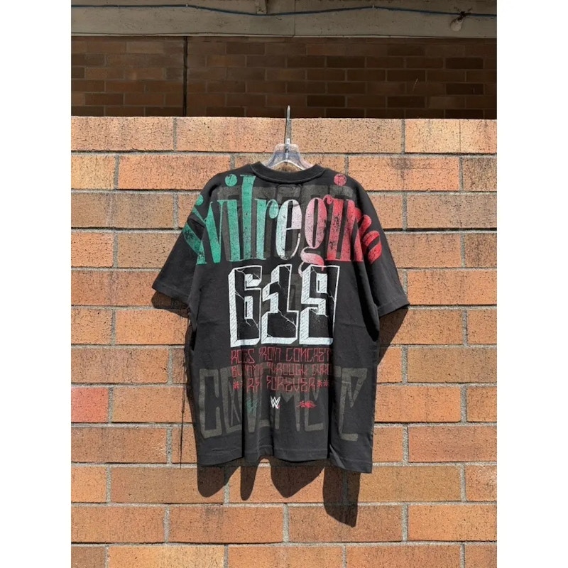 Civil Regime x WWE Rey Mysterio Azteca Oversized Shirt Black