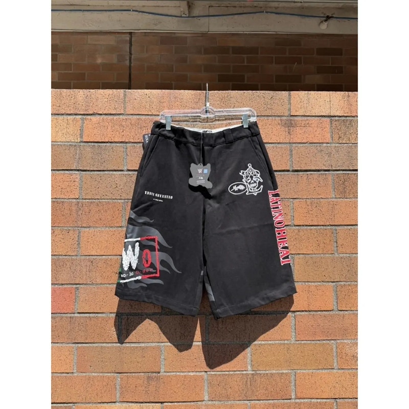 Civil Regime Eddie Guerrero Latino Heat nWo Shorts Black