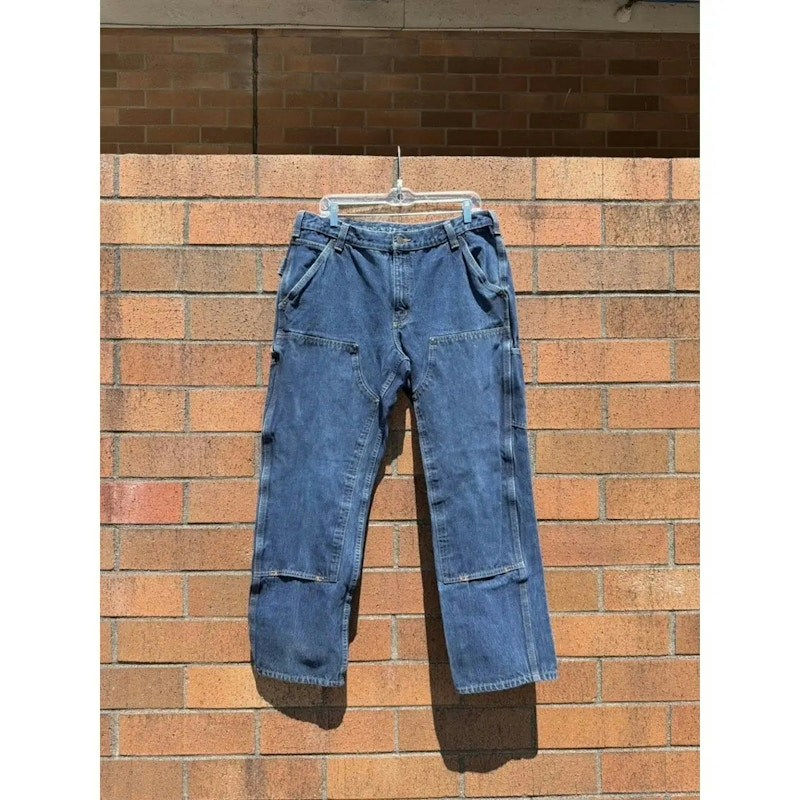 Carhartt Relaxed Fit Dungaree Pants Blue