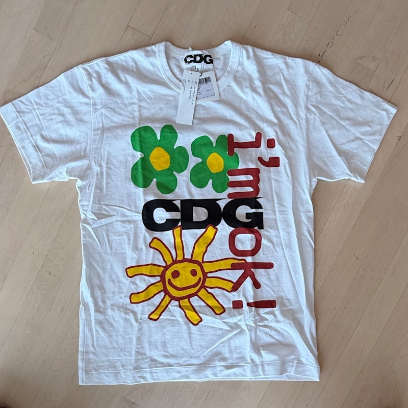 Comme des Garçons CDG 'I'm OK!' T-Shirt White