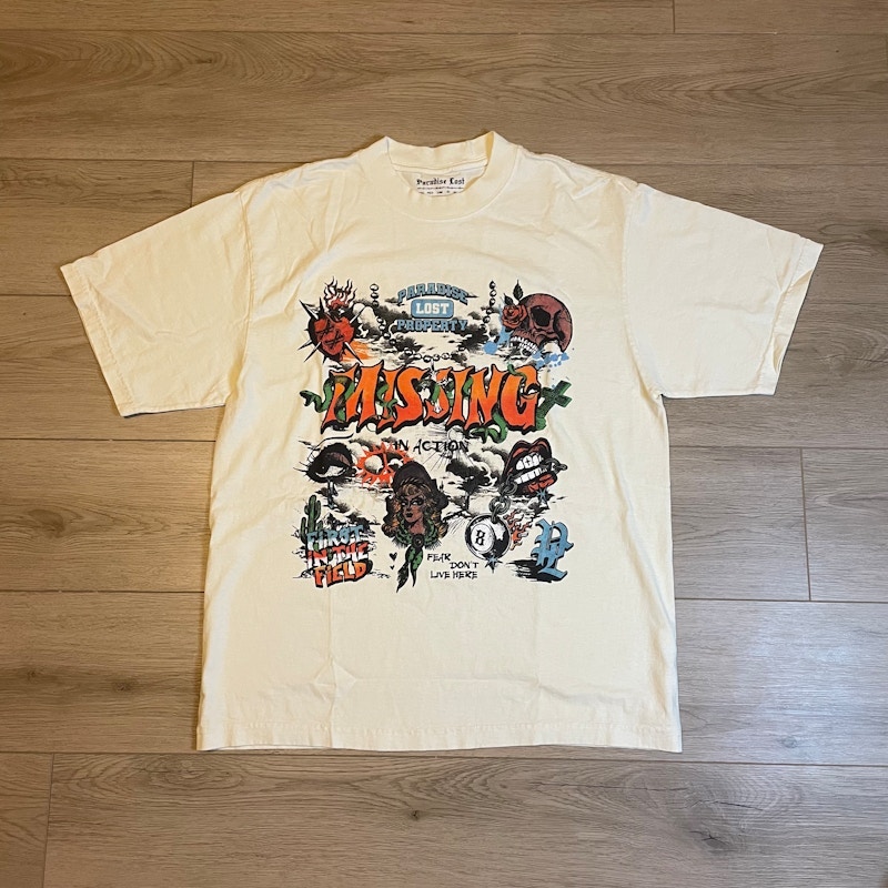 Paradise Lost Cream Graffiti Tee