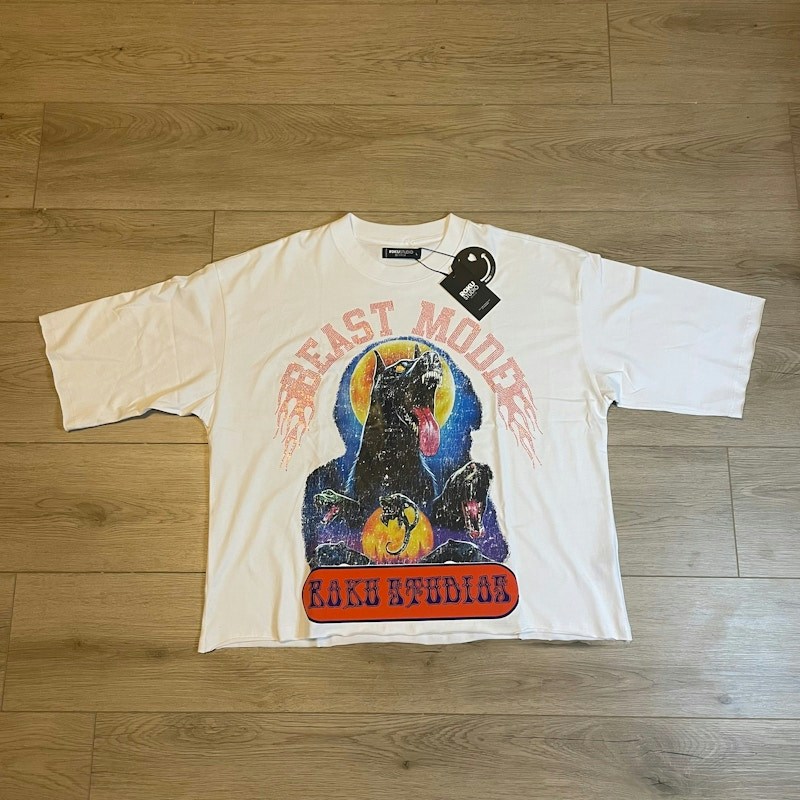Roku Studio White Beast Mode Tee